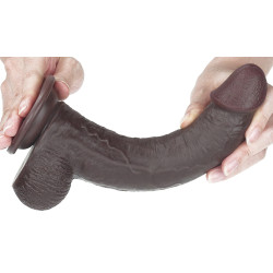 LoveToy SlidingSkin Gode Sliding Skin 17 x 4.2cm Marron